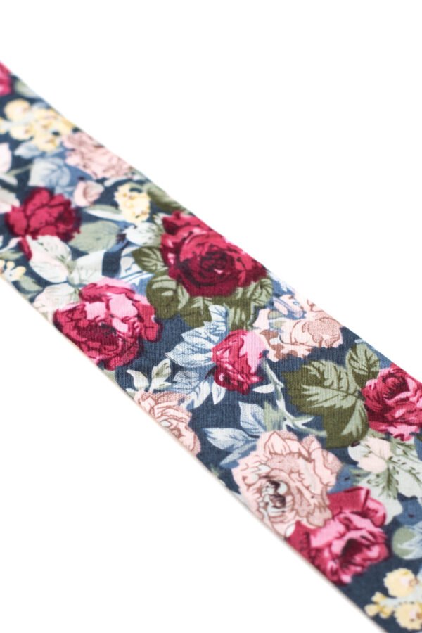 Corbata Floreada Ipanema azul