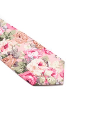 Ipanema rosada 2 Corbata Floreada Ipanema rosada