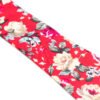 Corbata Floreada Leblon roja