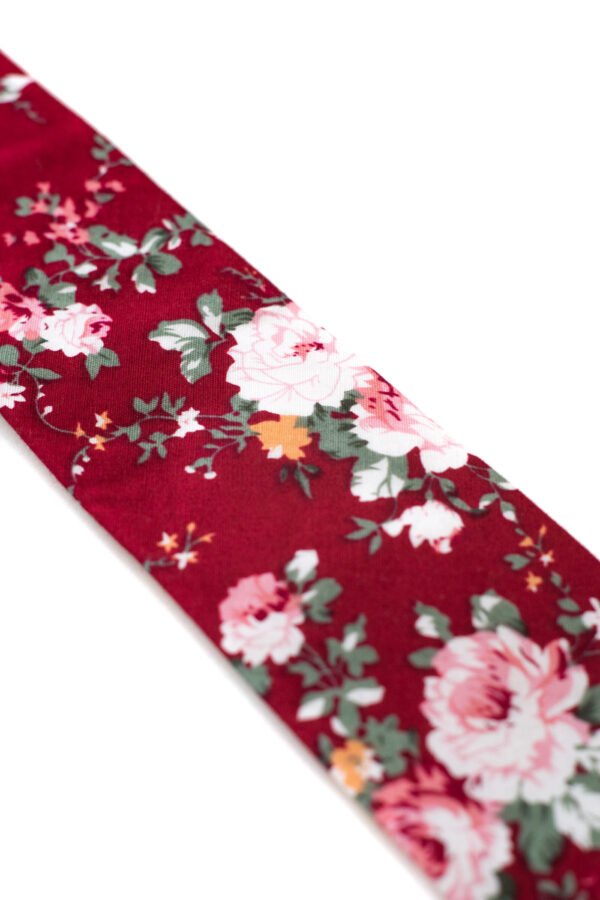 Corbata Floreada Maroma