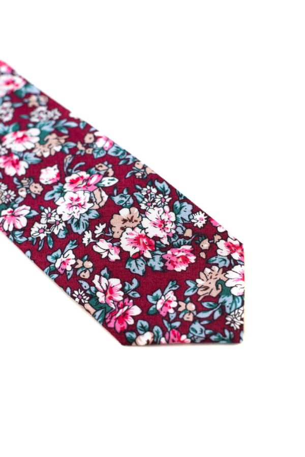 Corbata Floreada Santorini